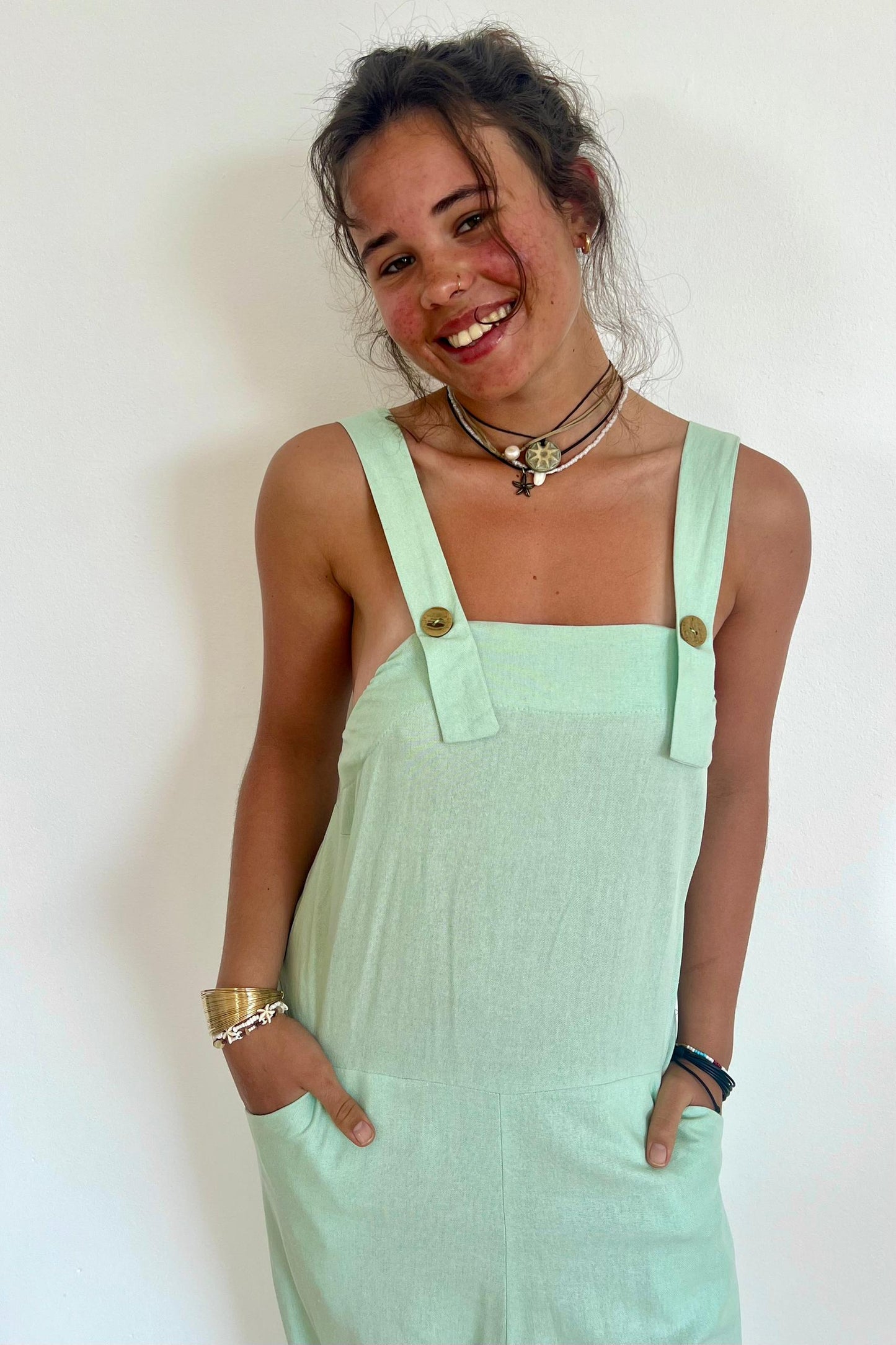 Bo Linen Jumpsuit Fatique