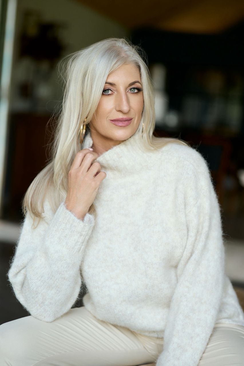Speckled Knit Cream