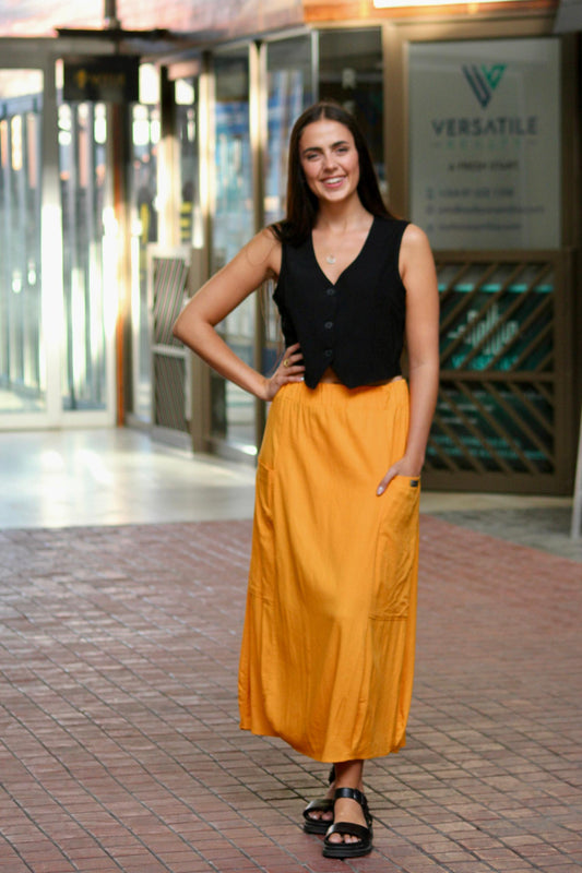 Coco Skirt Golden/Yellow