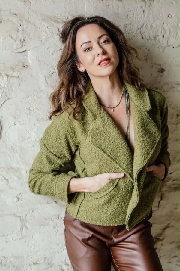 Boucle Jacket Chartreuse