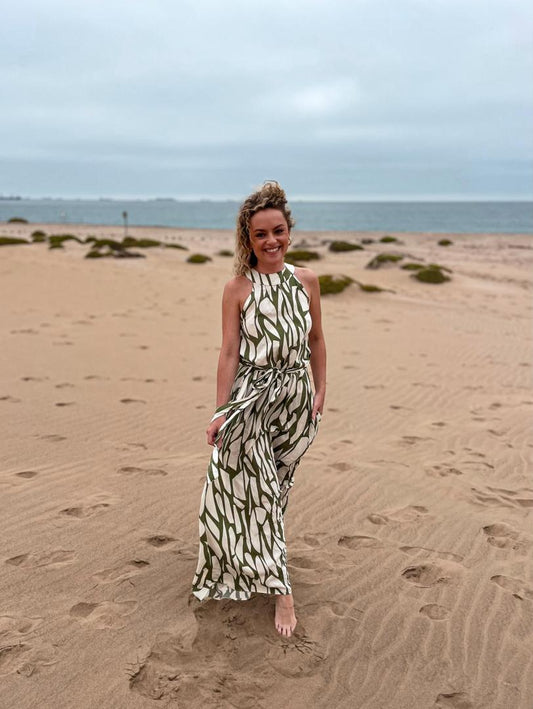 Vanes Maxi Khaki Dress