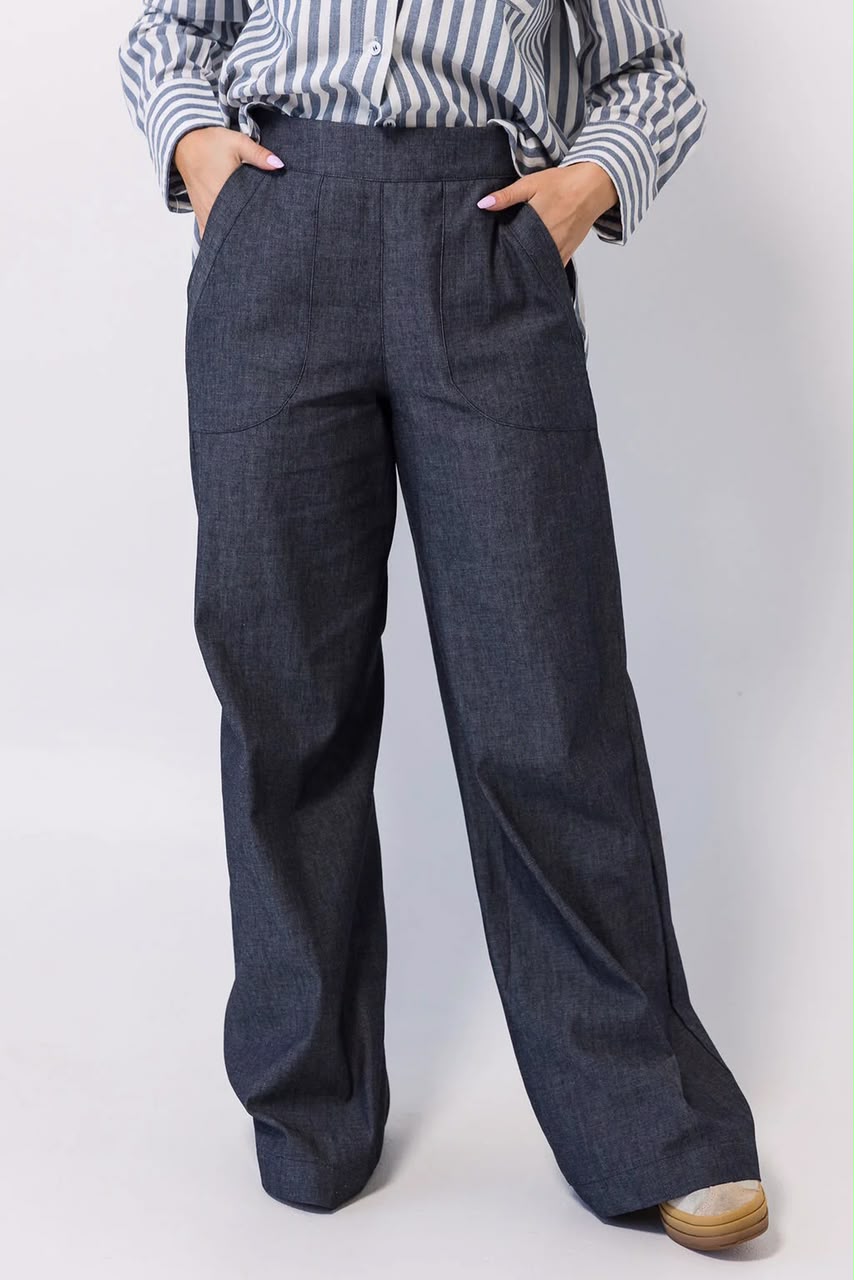 Marlow Wide Leg Denim Pants