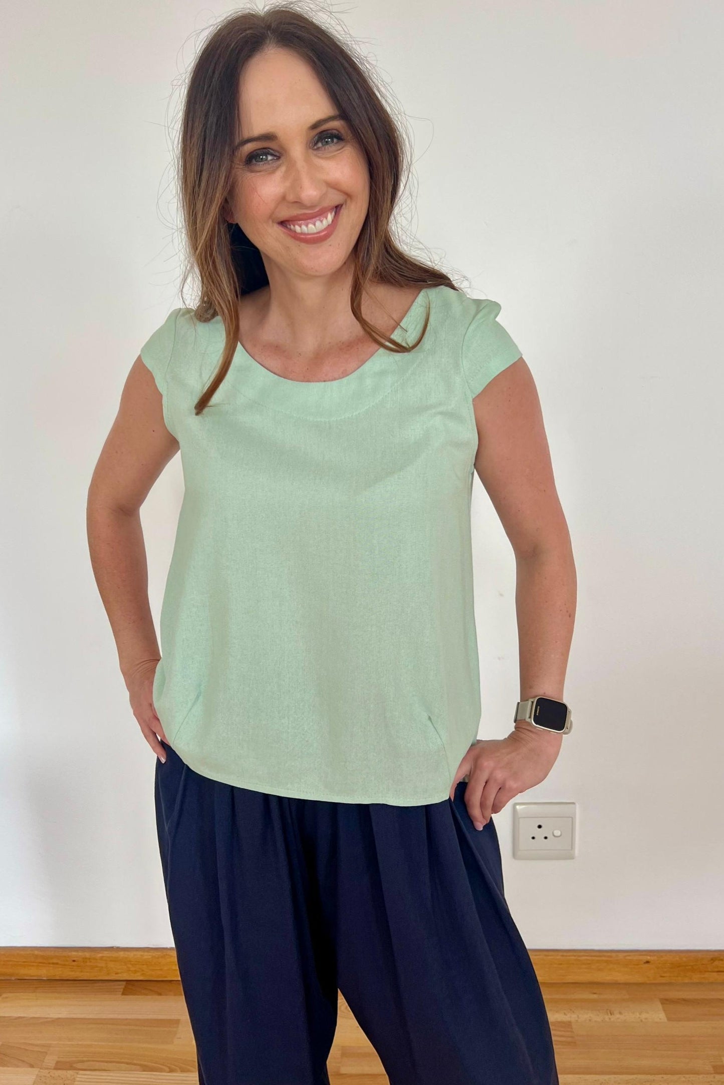 Boxy Linen Vests