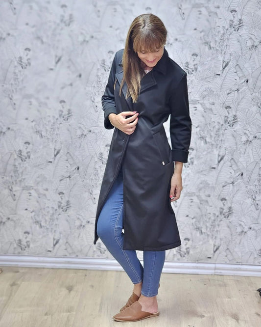 Jane Coat Soft Shell Black