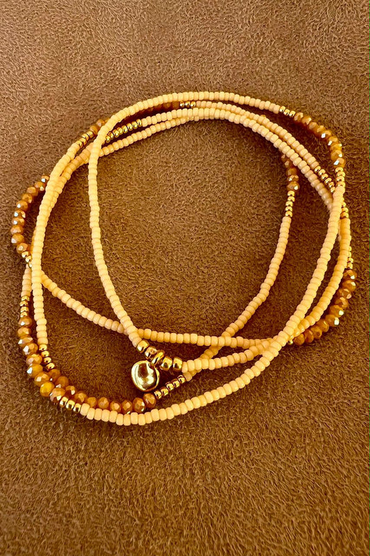 Beaded Five Wrap Bracelets