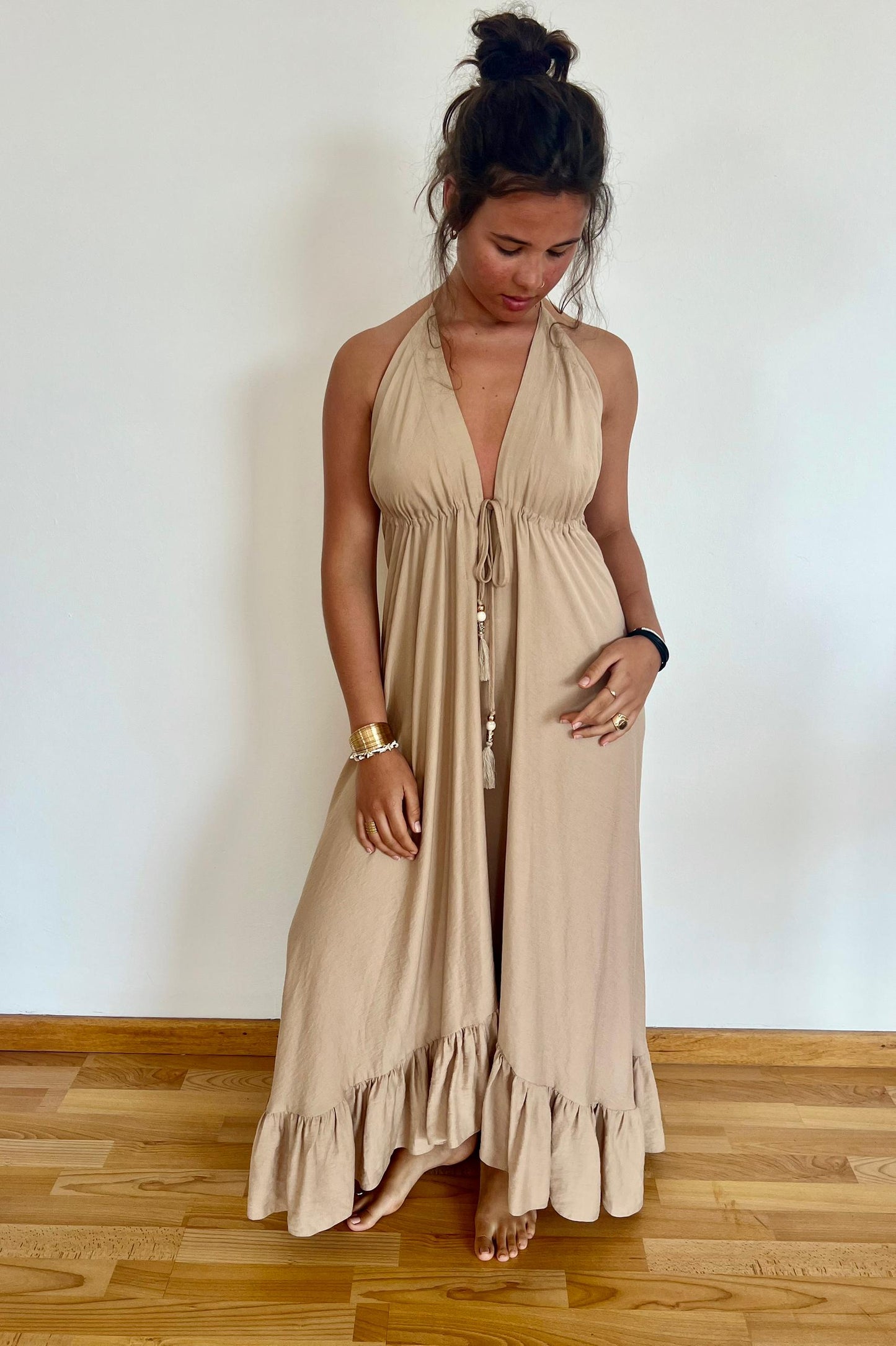 Vacation Dress Beige