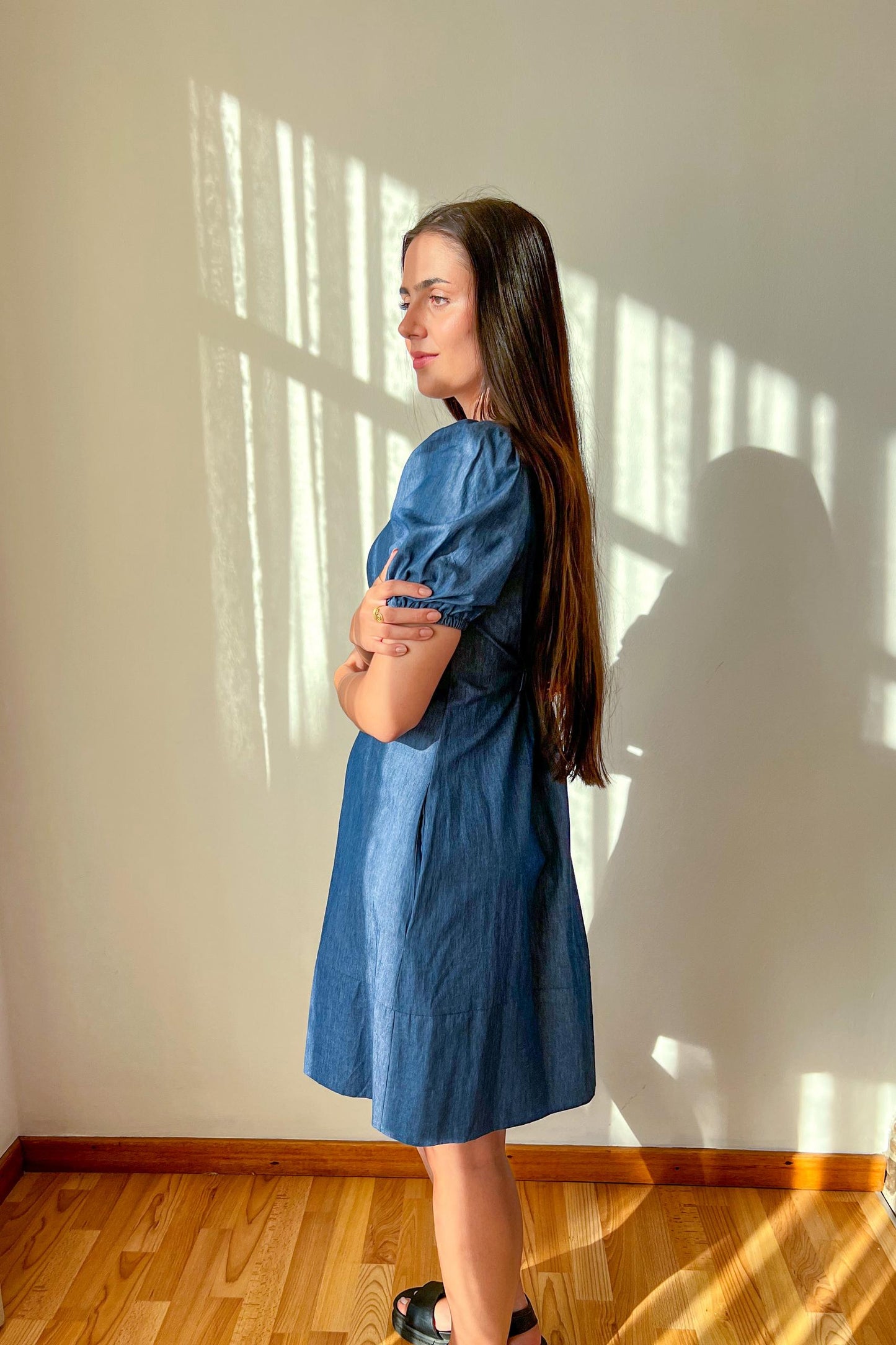 Nonna Dress Denim
