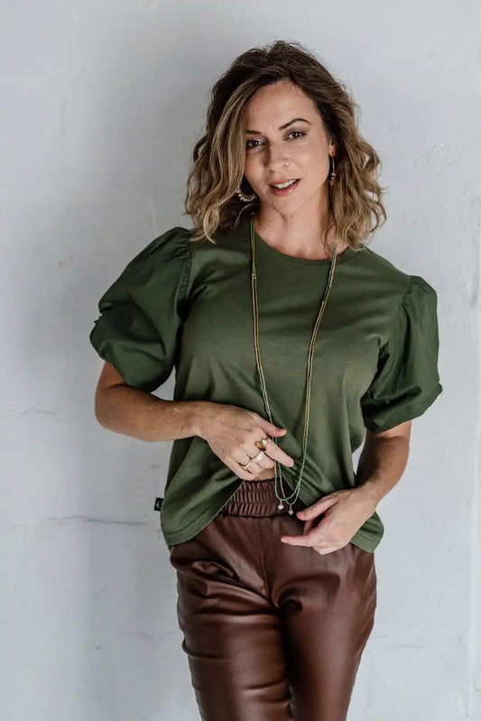 Sleeve T Olive