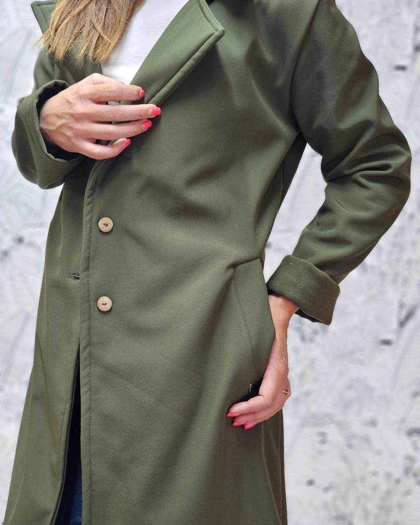 Jane Coat Soft Shell Khaki