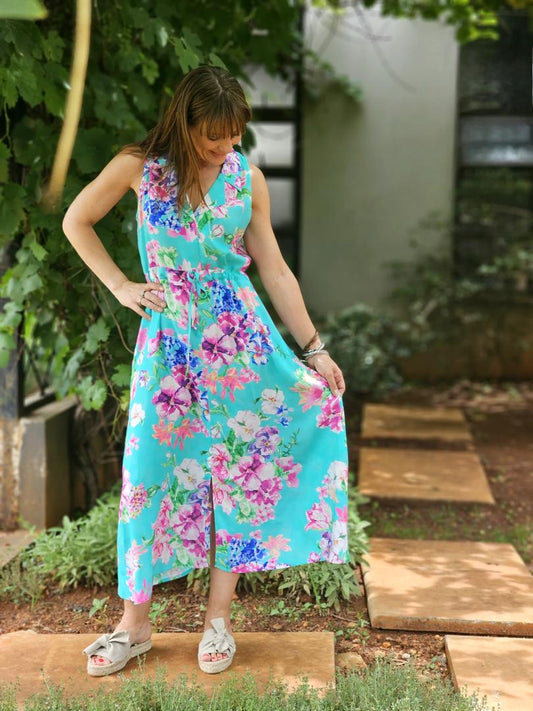 Florance Dress Pansies