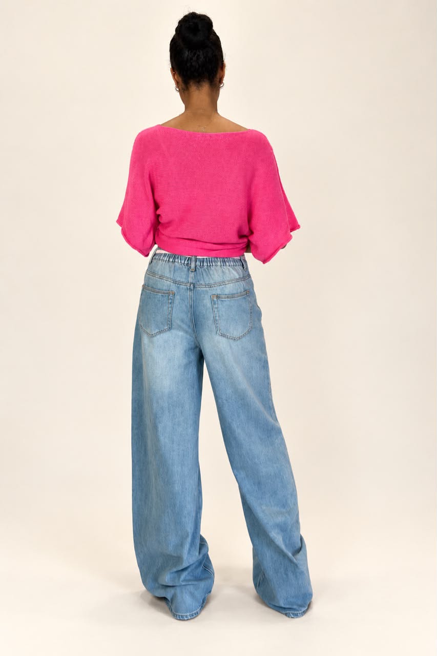 Wide Leg Italian Jeans