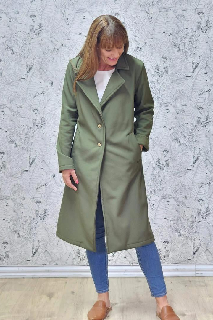 Jane Coat Soft Shell Khaki