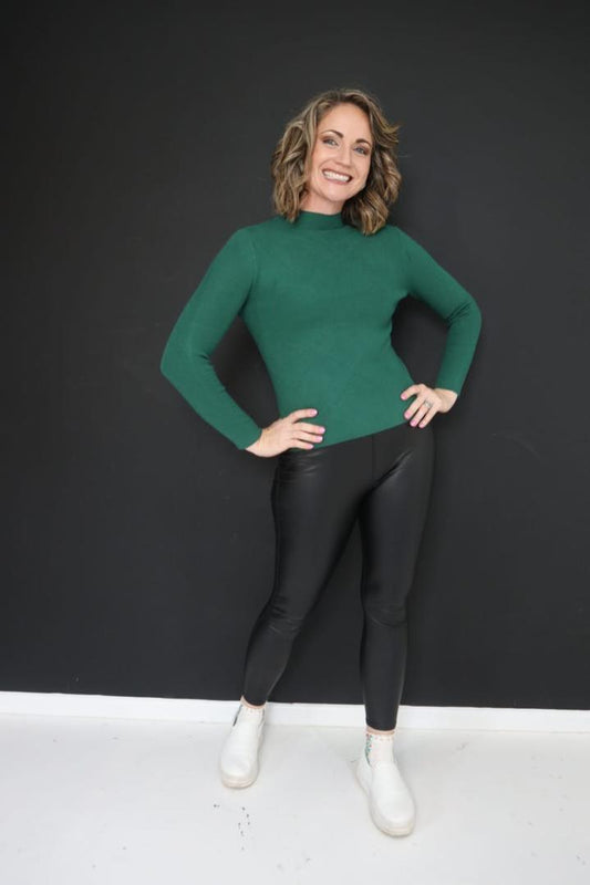 Forest Green Knit