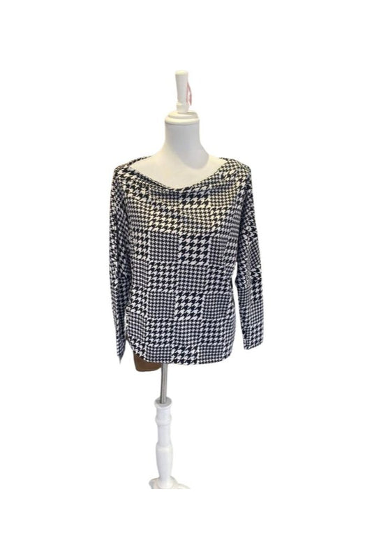 Monsoon Houndstooth Top